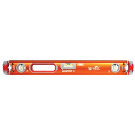 SWANSON TOOL 24" Magnetic Professional Box Beam Level with Gelshock End Caps SVB24M